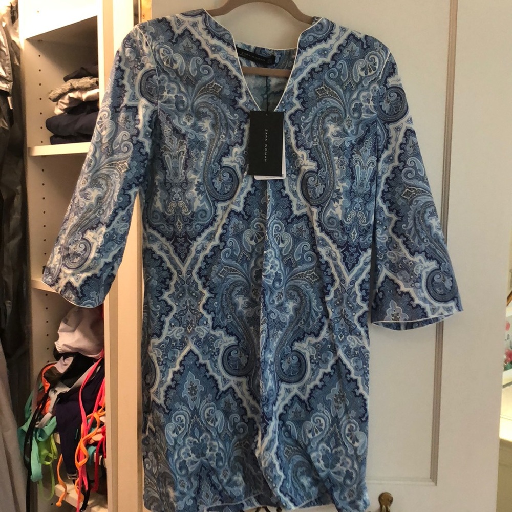 Zara paisley tunic